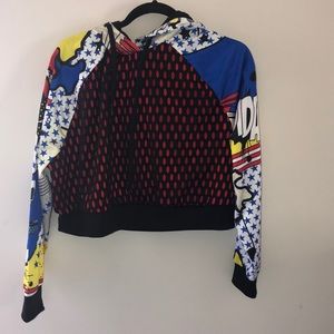 Adidas crop hoodie